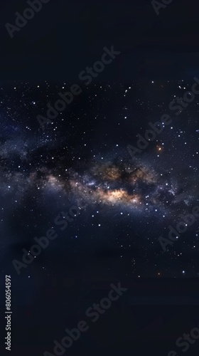 A breathtaking panorama of the Milky Way galaxy at night  showcasing the beauty of the cosmos