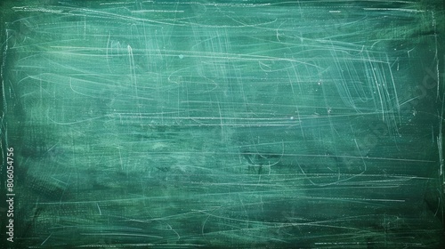 Greenboard Texture for Education Concept. Perfect Background for Chalk, Rubbed Board, and Notice photo