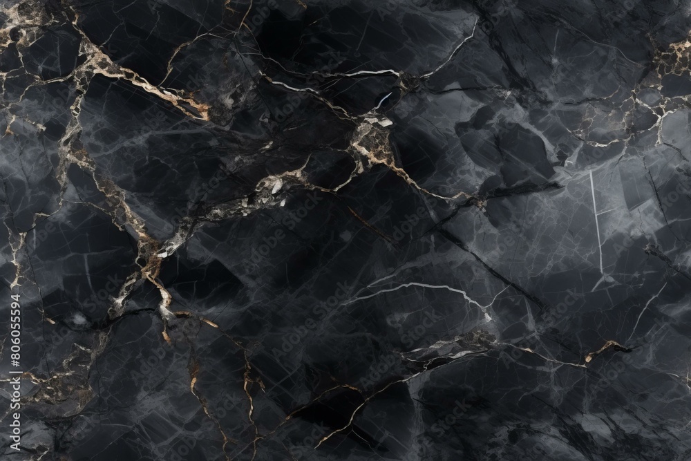 Black and gold marble texture background