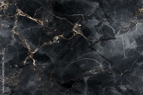 Black and gold marble texture background