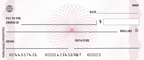  blank check 98 - 1blank cheque template, empty cheque illustration, check template design, printable blank cheque, customizable cheque image, blank bank cheque, cheque mockup, blank check for printin photo