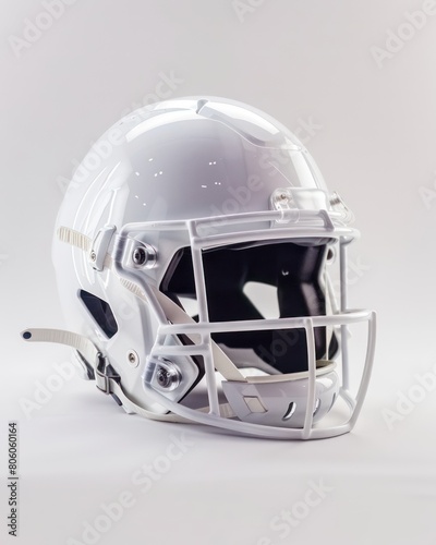 football helmet on white backdrop © MADGALLERY