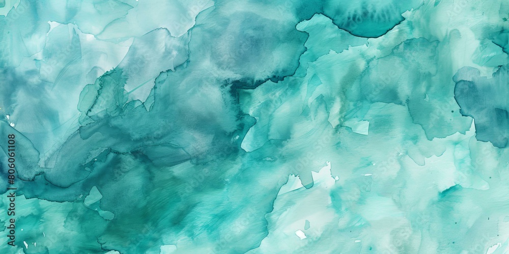 Abstract painting with blue and green colors Abstract painting with blue and green colors