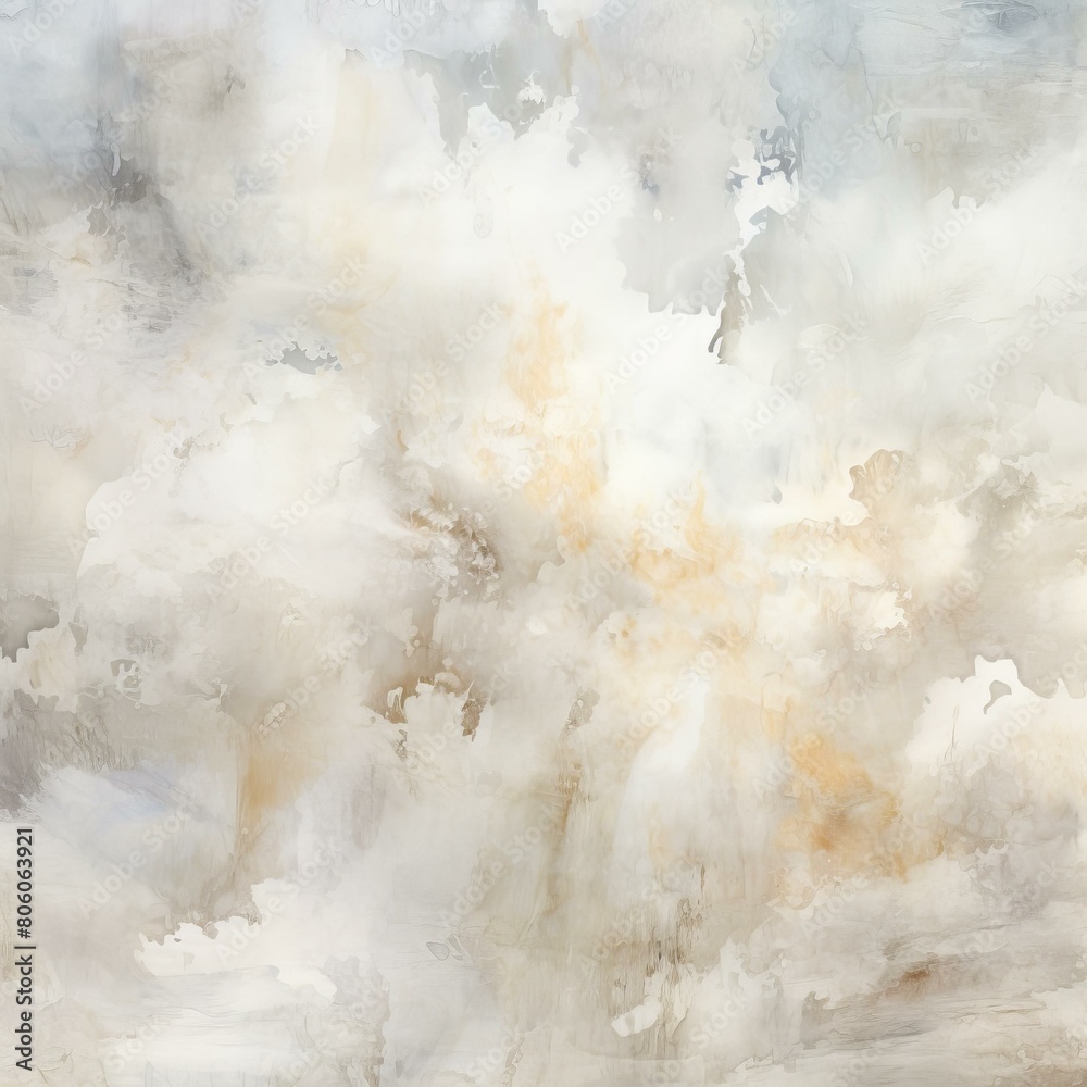 Abstract painting with light grey and yellow Abstract painting with light grey and yellow