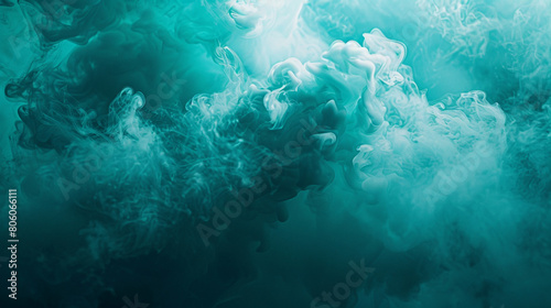 underwater scene with coral reef photo