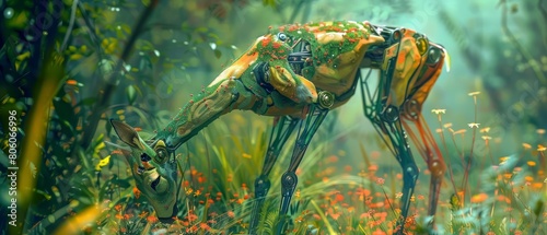 A robotic herbivore