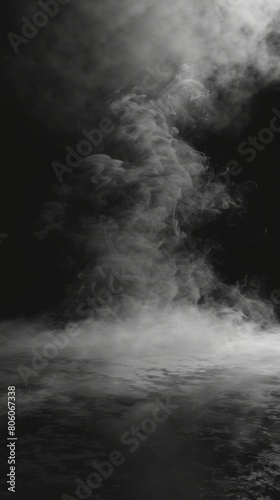 Smoke black ground fog cloud floor mist background steam dust dark white horror overlay. Ground smoke haze night black water atmosphere 3d magic spooky smog texture isolated transparent effect circle 