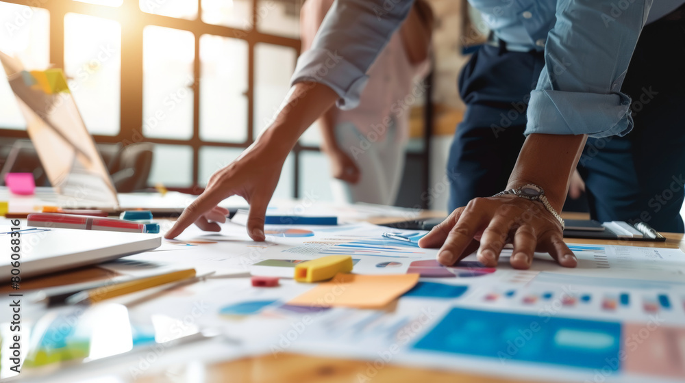 Fototapeta premium business planning strategy