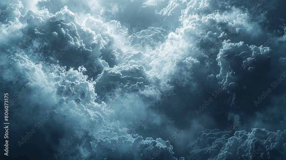 The sky is filled with clouds, creating a moody and dramatic atmosphere