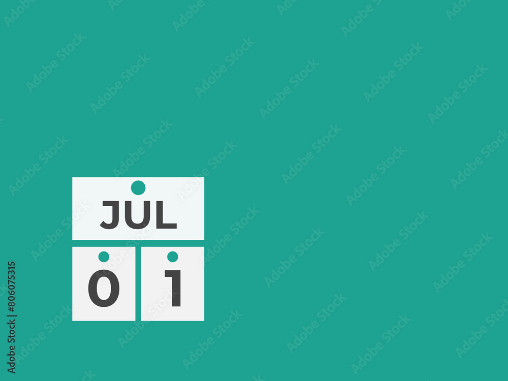 July 1 calendar reminder. 1 July daily calendar icon template. Calendar 1 July icon Design template. Vector illustration
July 1 calendar reminder. 1 July daily calendar icon template. Calendar 1 July icon Design template. Vector illustration