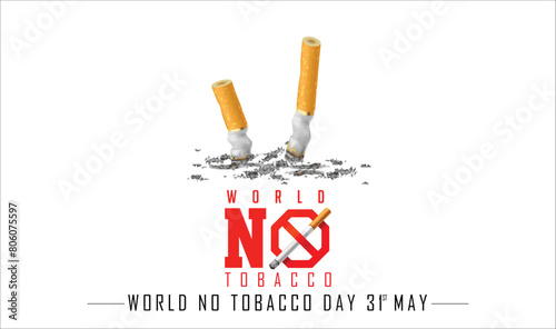 World No-Tobacco Day. World No-Tobacco Day creative ads design May 31