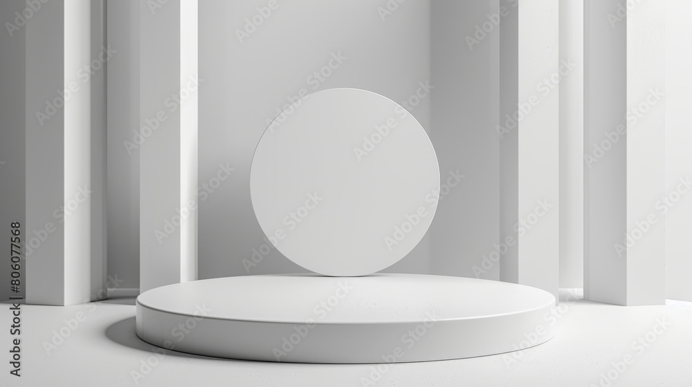 Simple White Style Mockup Backdrop for Advertisement - Cool and Elegant Design Simple White Style Mockup Backdrop for Advertisement - Cool and Elegant Design