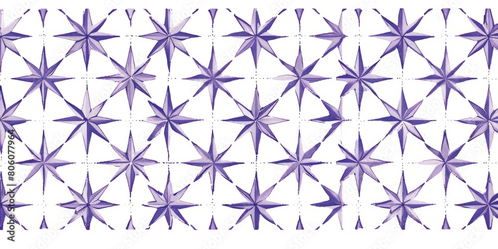 Seamless Purple Star Pattern on White Background for Modern. Design Design for background, graphic design, print, poster, interior, packaging paper Seamless Purple Star Pattern on White Background for Modern. Design Design for background, graphic design, print, poster, interior, packaging paper