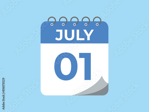 July 9 calendar reminder. 9 July daily calendar icon template. Calendar 9 July icon Design template. Vector illustration
