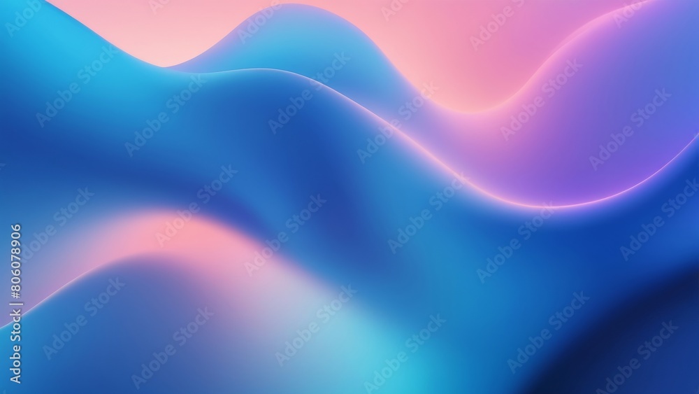 Fototapeta premium Gradient Blue background. blurry blue gradient color background. wavy blue wallpaper. Wavy blue gradient background. Abstract blue gradient wallpaper.