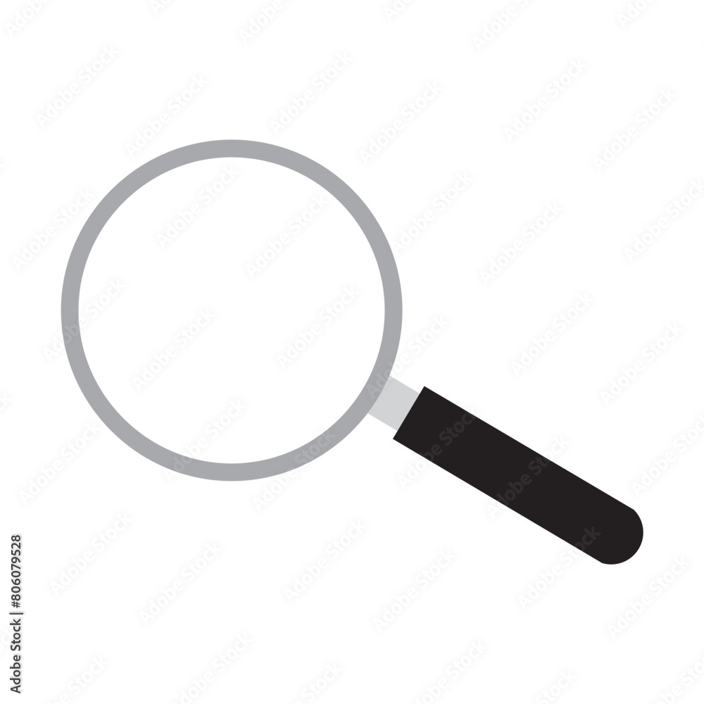 magnifying glass isolated on white magnifying glass isolated on white