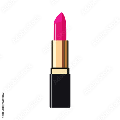  Pink Lipstick icon isolate on transparent background.