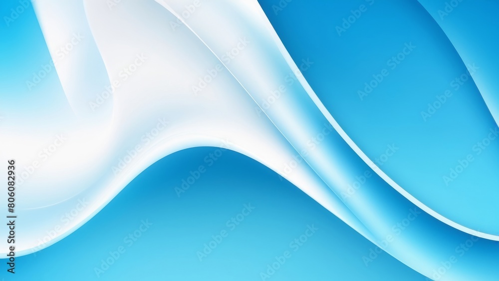 Obraz premium Gradient Blue background. blurry blue gradient color background. wavy blue wallpaper. Wavy blue gradient background. Abstract blue gradient wallpaper.