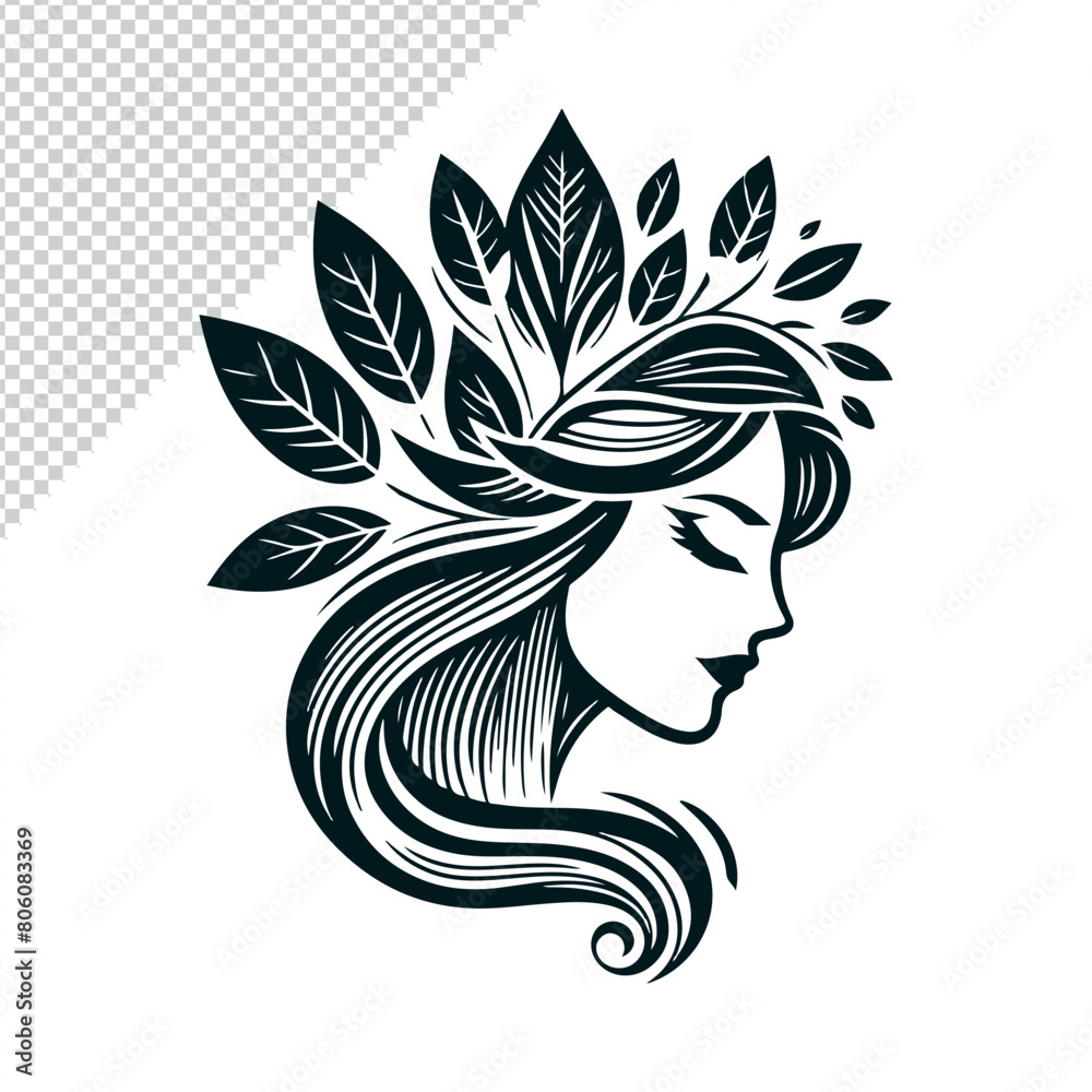 Women fashion shop and beauty business Logo vector EPS10 illustration, Generative Ai Women fashion shop and beauty business Logo vector EPS10 illustration, Generative Ai
