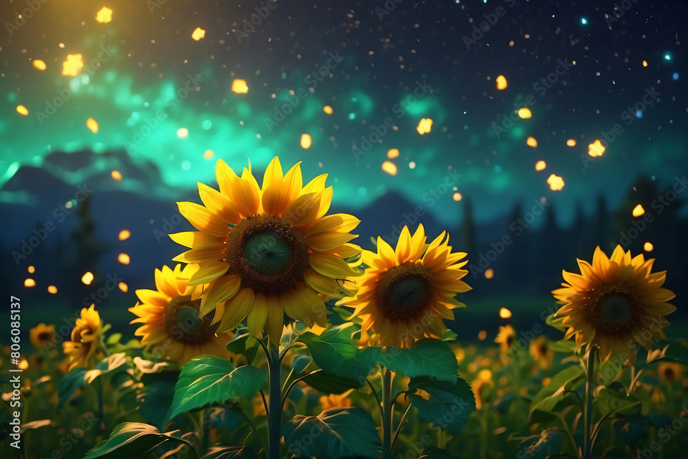 The beauty of sunflowers The beauty of sunflowers