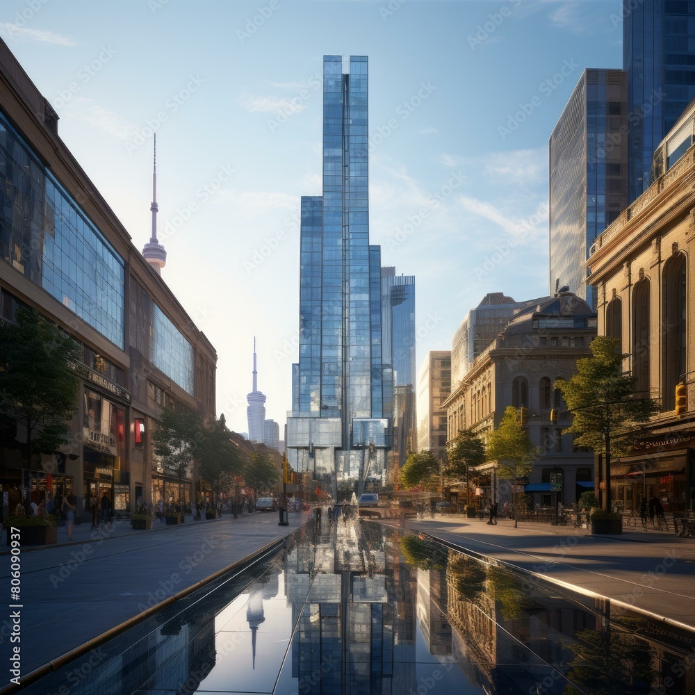Fototapeta premium Toronto's Financial District