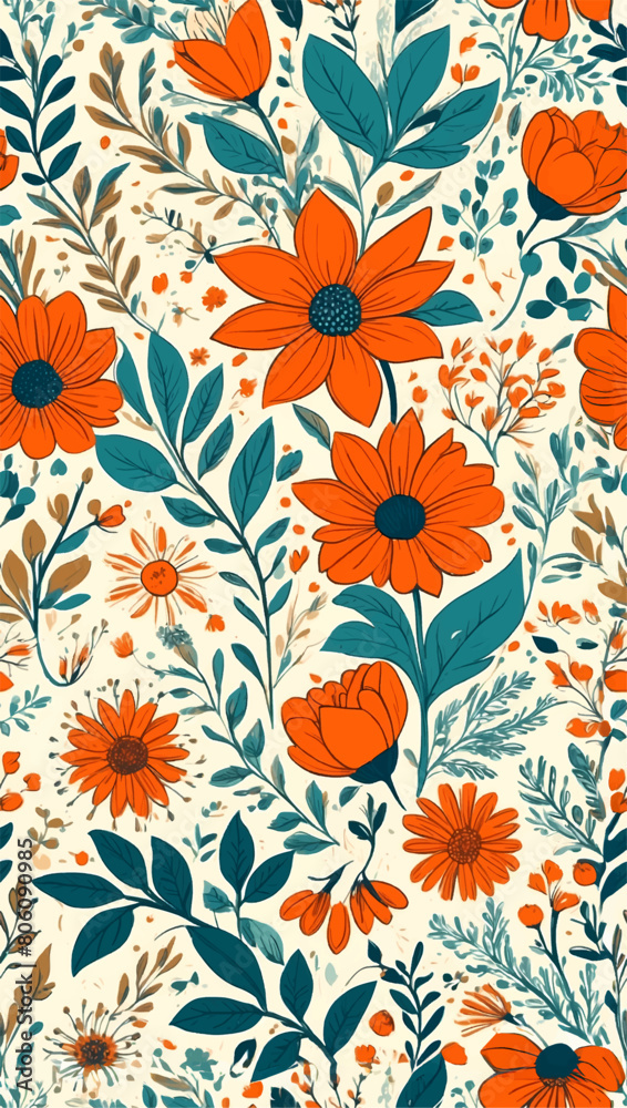 Beautiful seamless vector floral pattern, spring summer background with tropical flowers, palm leaves, jungle leaf, rose, bird of paradise flower. Exotic wallpaper, Hawaiian style, watercolour style Beautiful seamless vector floral pattern, spring summer background with tropical flowers, palm leaves, jungle leaf, rose, bird of paradise flower. Exotic wallpaper, Hawaiian style, watercolour style