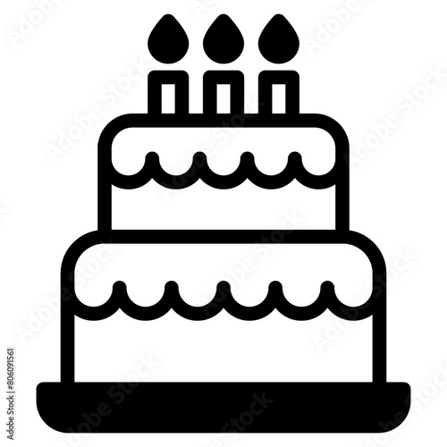 cake, birthday cake icon