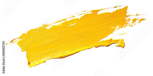 yellow paint brush strokes