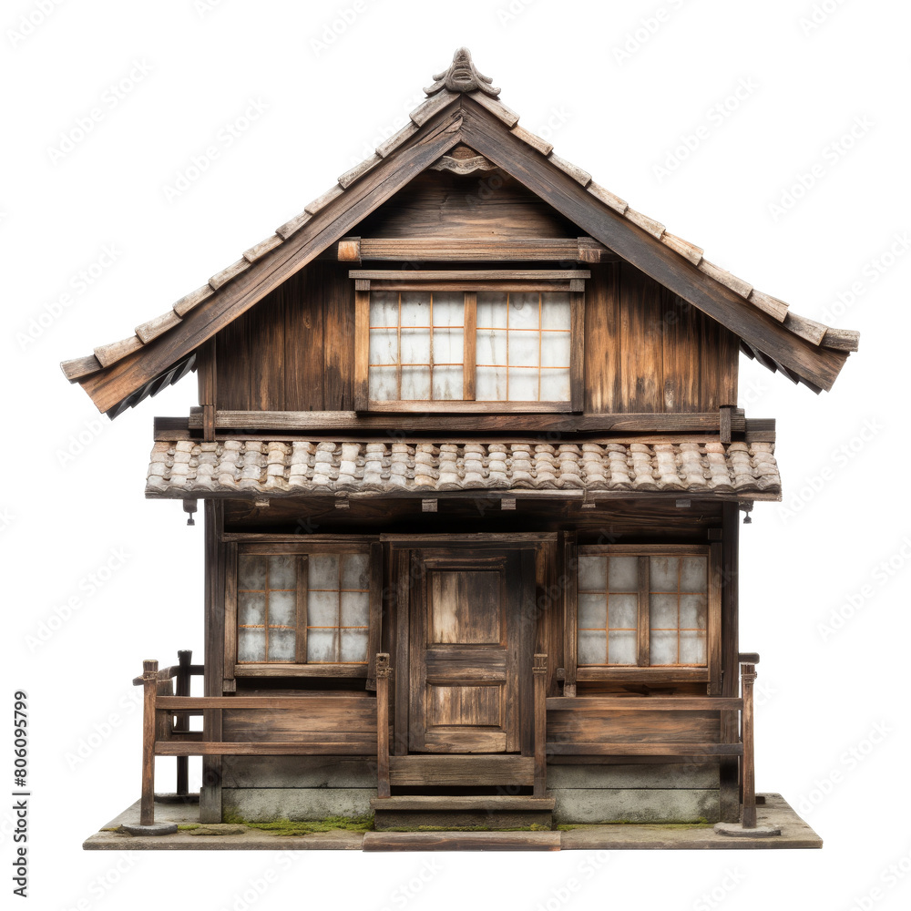 old wood house isolated on transparent background old wood house isolated on transparent background