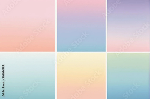 Subtle pastel gradients transitioning from one color to another seamlessly., generative ai © Panoy