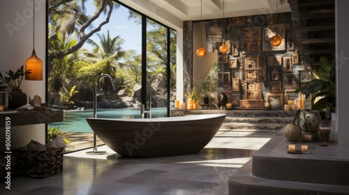 The Allure of Modern Tropical Bathroom Design