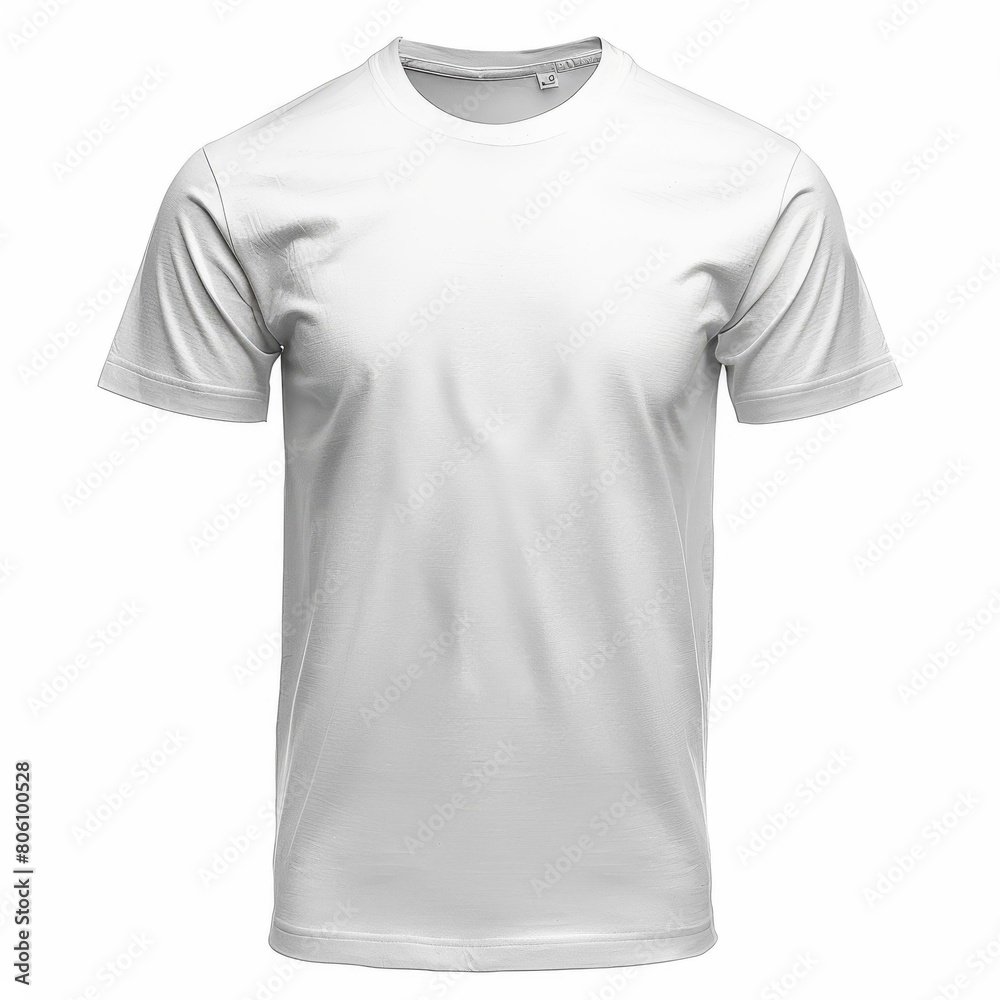 White shirt mockup front view White shirt mockup front view