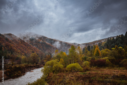 Village forest in the hinterland of Xiaoxinganling, Yichun City, Heilongjiang Province photo