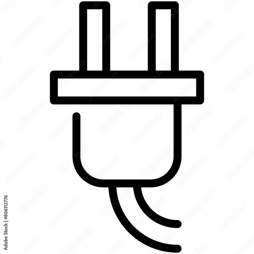 power cable line icon power cable line icon