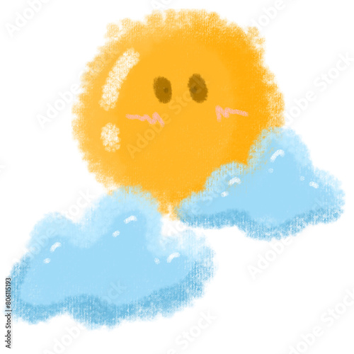 sun and clouds
