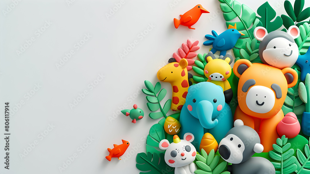 3D Isometric Animal Icons for Engaging Business Presentation Slides featuring Cute Animals in Corporate Settings 3D Isometric Animal Icons for Engaging Business Presentation Slides featuring Cute Animals in Corporate Settings