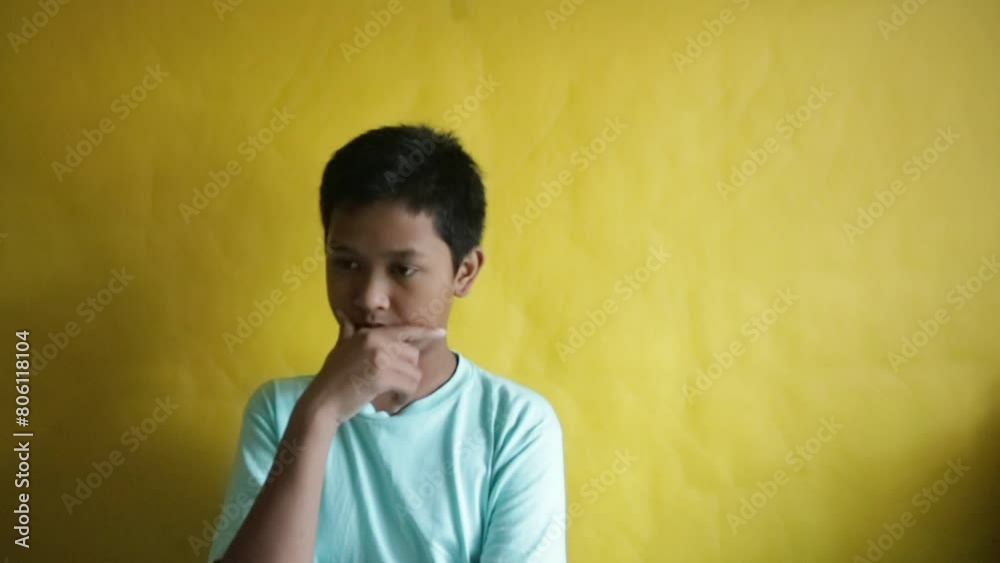 child thinking child thinking