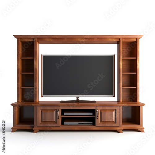 Entertainment center brown