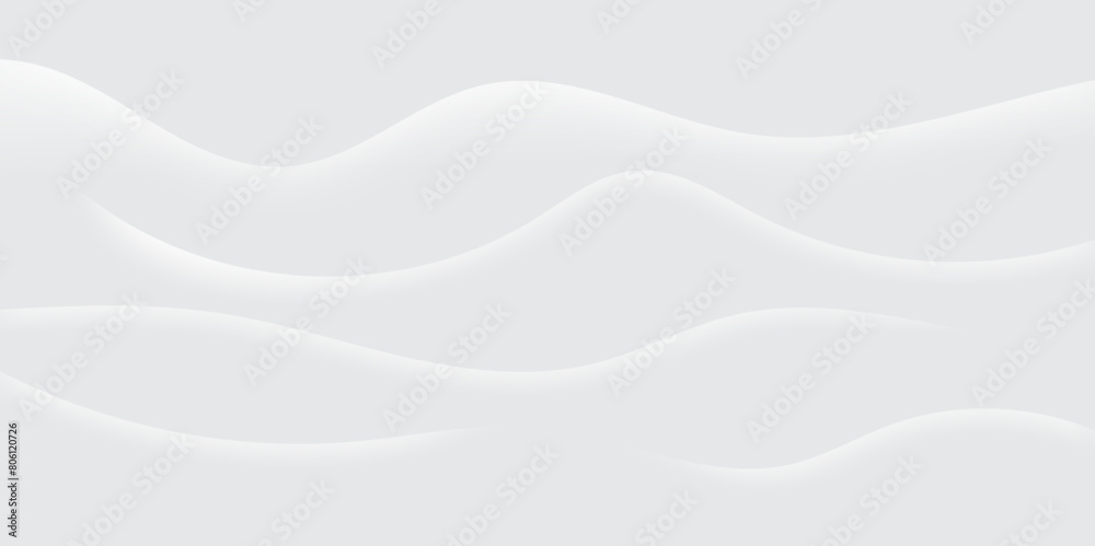 Abstract white paper wave background and abstract gradient and white wave curve lines banner background design. White wave modern abstract background design. space style. Abstract white paper wave background and abstract gradient and white wave curve lines banner background design. White wave modern abstract background design. space style.