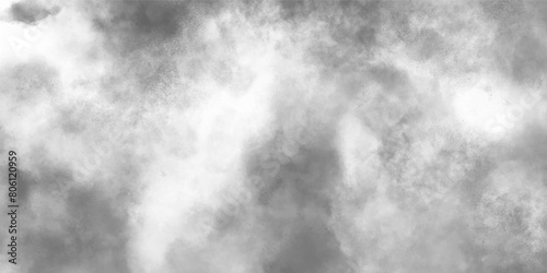 Abstract grey storm cloud texture. White dramatic smoke brush effect smoke swirls misty fog isolated, background. Gray aquarelle painted paper textured canvas for design watercolor scraped vector.