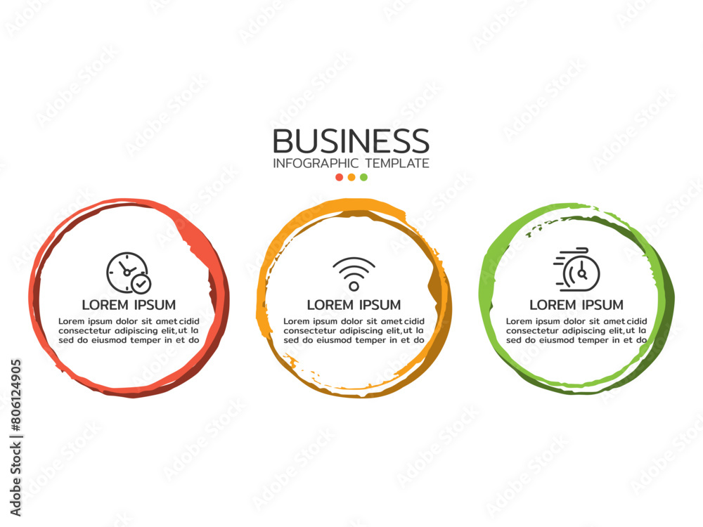 Vector infographic design template with icons. Business concept with 3 options or steps. Vector infographic design template with icons. Business concept with 3 options or steps.