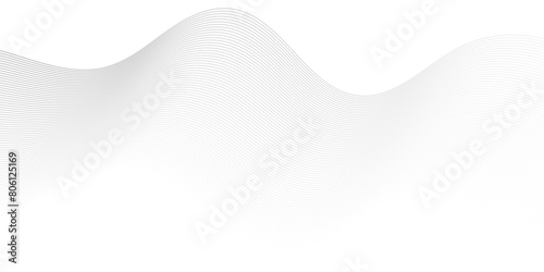Abstract white digital blend wave lines and technology background. Modern white flowing wave lines and glowing moving lines. Futuristic technology and sound wave lines background.