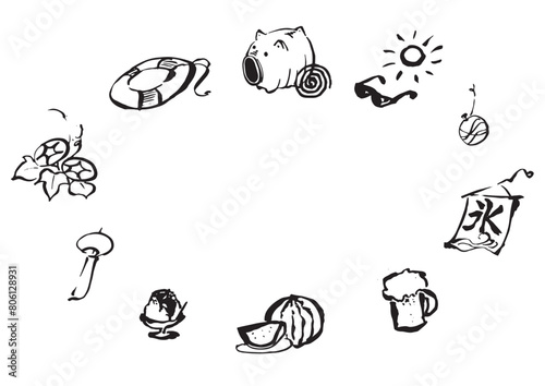 日本の夏の風物詩セット