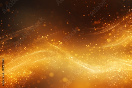 abstract golden background with some smooth lines and sparkles in it
