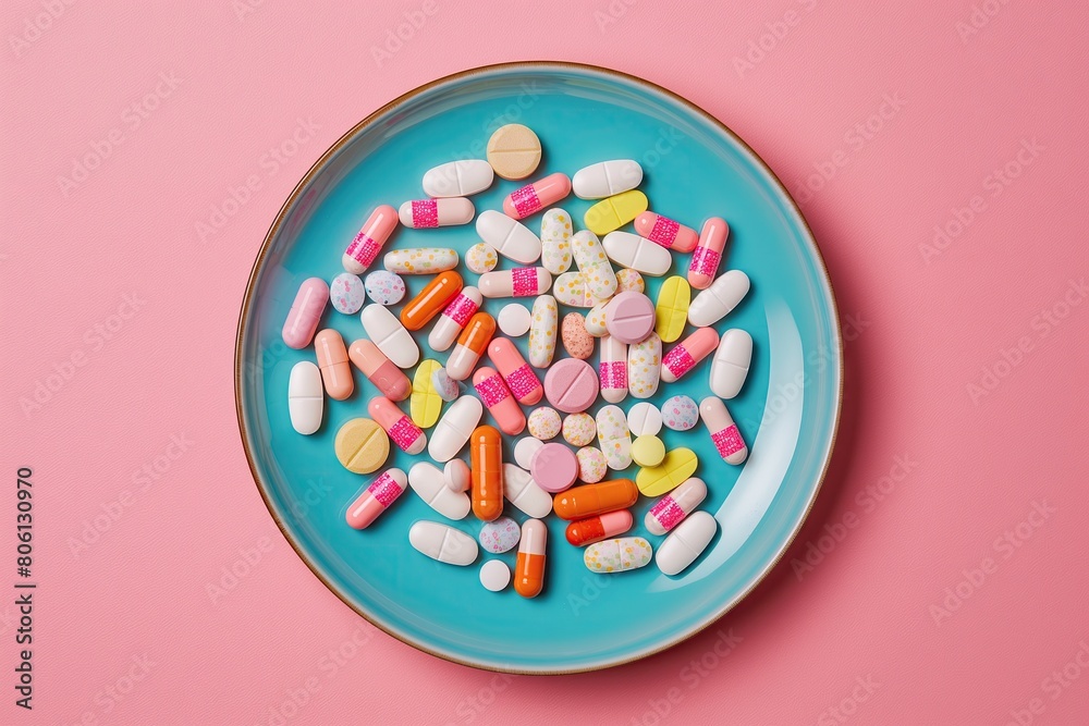 Medicine in a plate Medicine in a plate