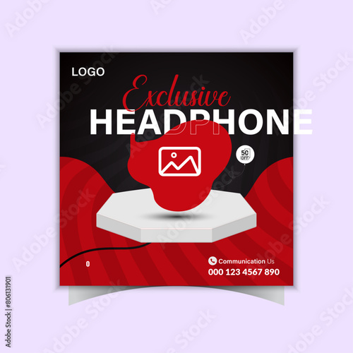 Product social media post design
