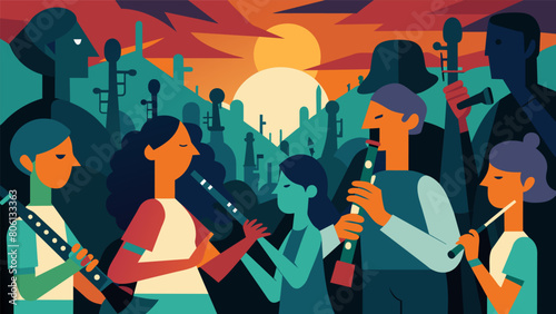 The oboes played a haunting melody as the audience was confronted with Civil Unrest and Social Divide..