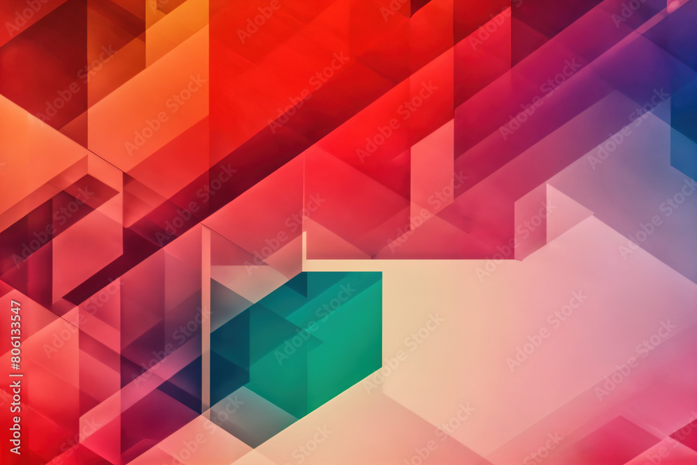 abstract colorful geometric background - red tone abstract colorful geometric background - red tone