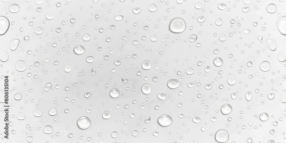 Water droplets on a white background. water drop texture on white background
Water droplets on a white background. water drop texture on white background