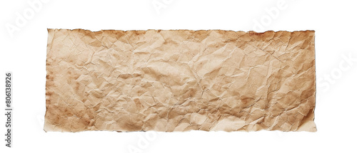 old scroll paper, vintage paper, old paper isolated on white, paper ripped message,torn paper edge, Torn sheets of paper , torn paper strips.paper png file clipart